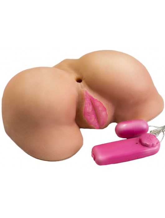 Вибровагина с двумя отверстиями и с выносным пультом - LOVETOY (А-Полимер) - в Ноябрьске купить с доставкой