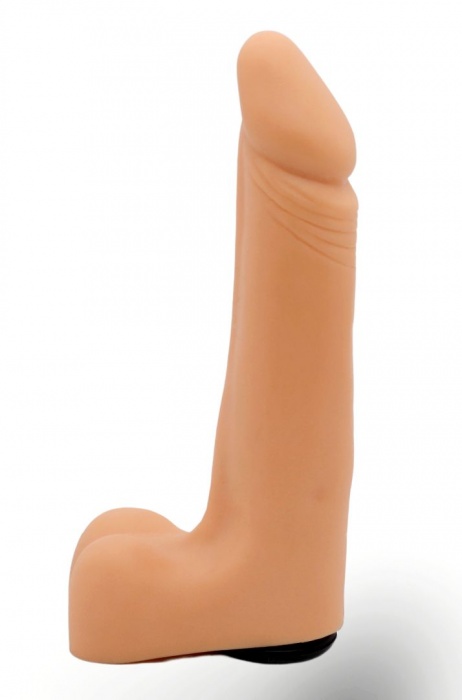 Реалистичный фаллоимитатор на трусиках с плугом - 18,5 см. - LOVETOY (А-Полимер) - купить с доставкой в Ноябрьске