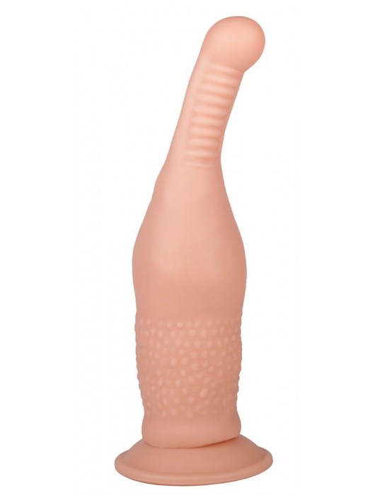 Анальный телесный стимулятор на присоске - 16,5 см. - LOVETOY (А-Полимер)