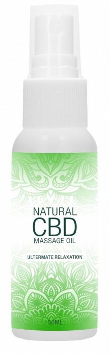 Массажное масло Natural CBD Massage Oil - 50 мл. - Shots Media BV - купить с доставкой в Ноябрьске