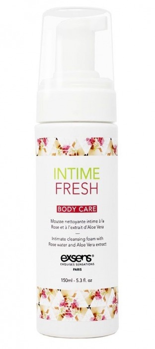 Органическая интимная очищающая пенка Intime Fresh - 150 мл. - Exsens - купить с доставкой в Ноябрьске
