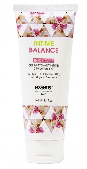 Интимный очищающий гель Intime Balance - 100 мл. - Exsens - купить с доставкой в Ноябрьске