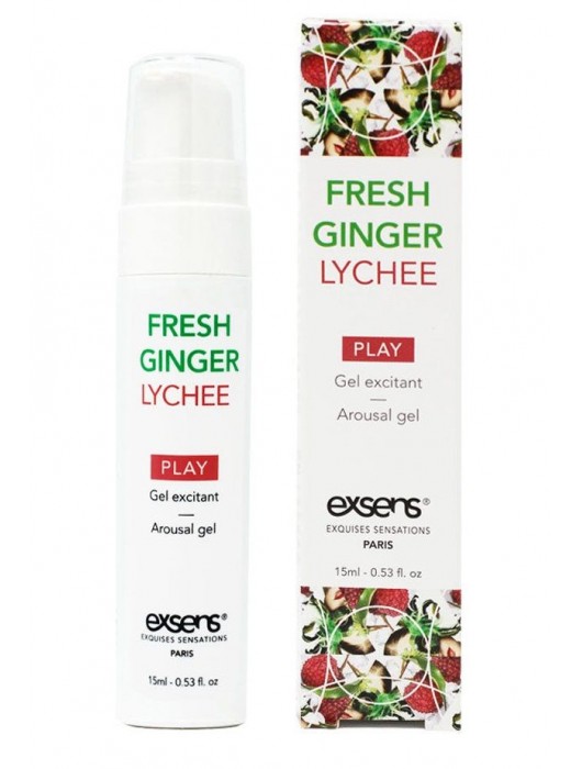 Возбуждающий гель Fresh Ginger Lychee Arousal Gel - 15 мл. - Exsens - купить с доставкой в Ноябрьске