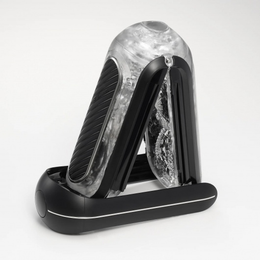 Черный мастурбатор Tenga Flip Zero Gravity с вибрацией - Tenga - в Ноябрьске купить с доставкой