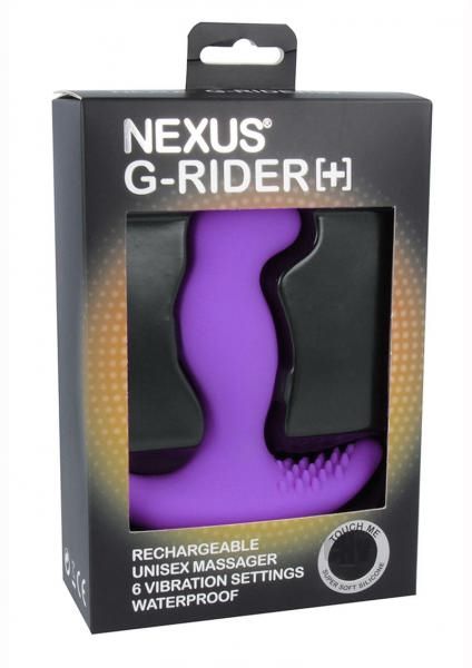 Фиолетовый вибромассажер простаты Nexus G-Rider+ - 12,6 см. - Nexus Range - в Ноябрьске купить с доставкой