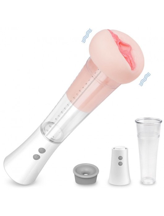 Автоматическая вакуумная помпа с реалистичной мягкой вставкой Max Kit - S-HANDE - в Ноябрьске купить с доставкой