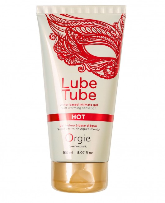 Интимный гель на водной основе Lube Tube Hot с разогревающим эффектом - 150 мл. - ORGIE - купить с доставкой в Ноябрьске