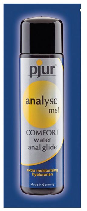 Анальный лубрикант pjur ANALYSE ME Comfort Water Anal Glide - 2 мл. - Pjur - купить с доставкой в Ноябрьске