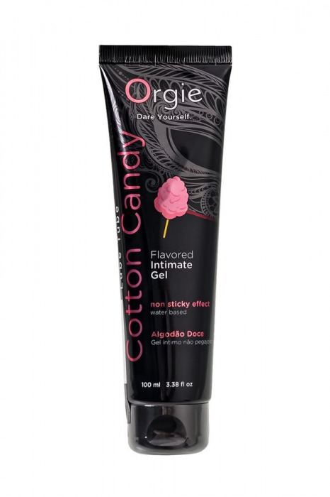 Интимный гель на водной осное Lube Tube Cotton Candy со вкусом сахарной ваты - 100 мл. - ORGIE - купить с доставкой в Ноябрьске