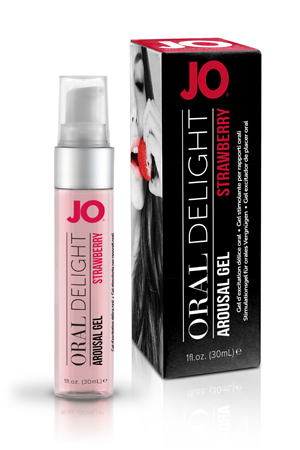 Клубничный лубрикант для оральных ласк Oral Delight Strawberry Sensation - 30 мл. - System JO - купить с доставкой в Ноябрьске