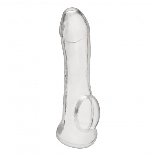 Прозрачная насадка на пенис Transparent Penis Enhancing Sleeve Extension - 15,9 см. - BlueLine - в Ноябрьске купить с доставкой