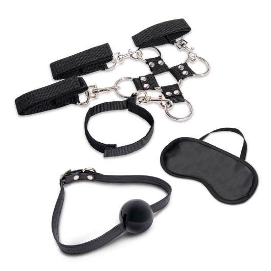 Набор для фиксации из 7 предметов Hogtie   Ball Gag Kit - Lux Fetish - купить с доставкой в Ноябрьске