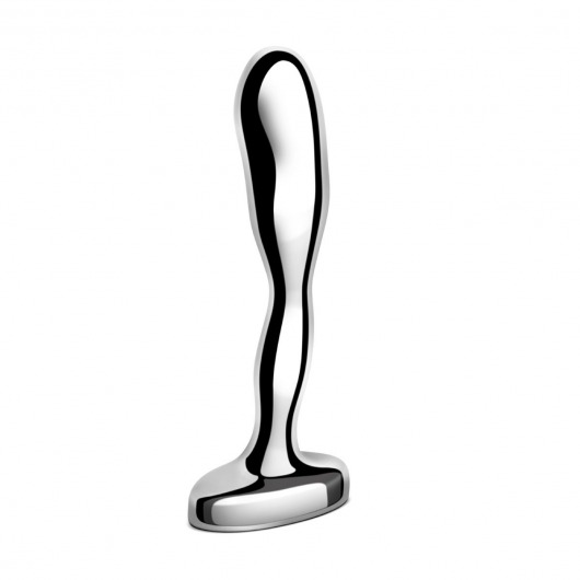 Стальной стимулятор простаты Stainless Steel Prostate Plug - 11,5 см. - b-Vibe - в Ноябрьске купить с доставкой