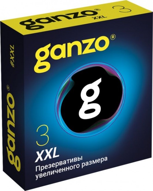 Презервативы увеличенного размера Ganzo XXL - 3 шт. - Ganzo - купить с доставкой в Ноябрьске