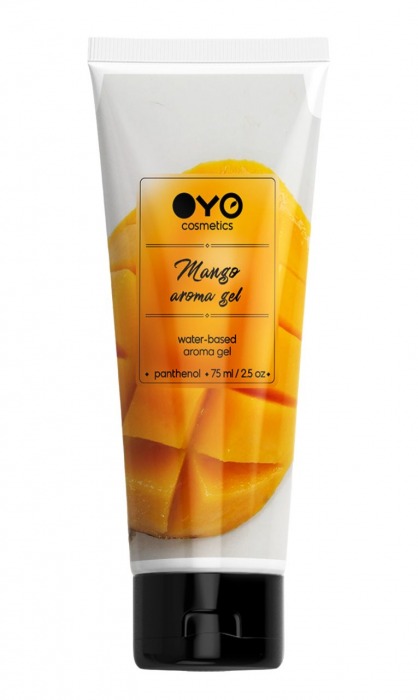 Лубрикант на водной основе OYO Aroma Gel Mango с ароматом манго - 75 мл. - OYO - купить с доставкой в Ноябрьске