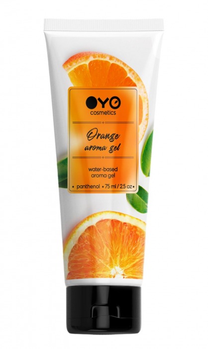 Лубрикант на водной основе OYO Aroma Gel Orange с ароматом апельсина - 75 мл. - OYO - купить с доставкой в Ноябрьске