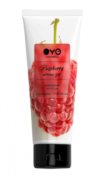 Лубрикант на водной основе OYO Aroma Gel Raspberry с ароматом малины - 75 мл. - OYO - купить с доставкой в Ноябрьске