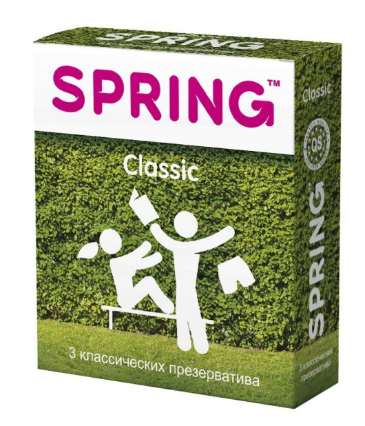 Классические презервативы SPRING CLASSIC - 3 шт. - SPRING - купить с доставкой в Ноябрьске