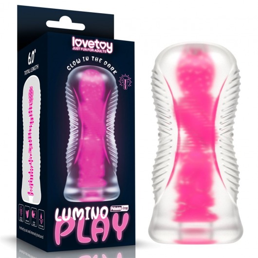 Светящийся в темноте мастурбатор 6.0 Lumino Play Masturbator - Lovetoy - в Ноябрьске купить с доставкой