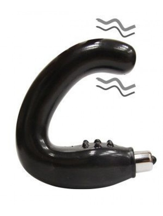 Чёрный массажёр простаты серии Sex Expert - Sex Expert - в Ноябрьске купить с доставкой