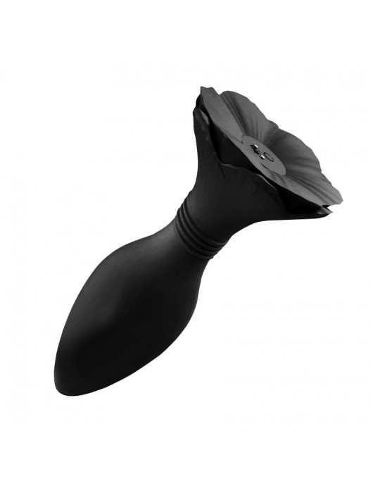 Черный анальный вибромассажер Morning Glory RСT - 12,8 см. - S-HANDE