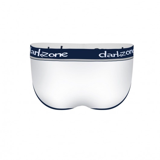 Белые мужские трусы-брифы с вырезом - Darkzone купить с доставкой