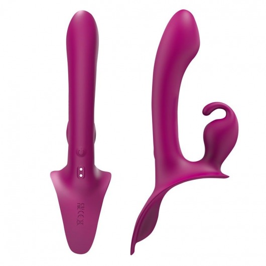 Сливовый страпон Lord Rabbit - S-HANDE - купить с доставкой в Ноябрьске