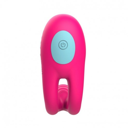 Розовое виброкольцо с пультом ДУ - I-MOON - в Ноябрьске купить с доставкой