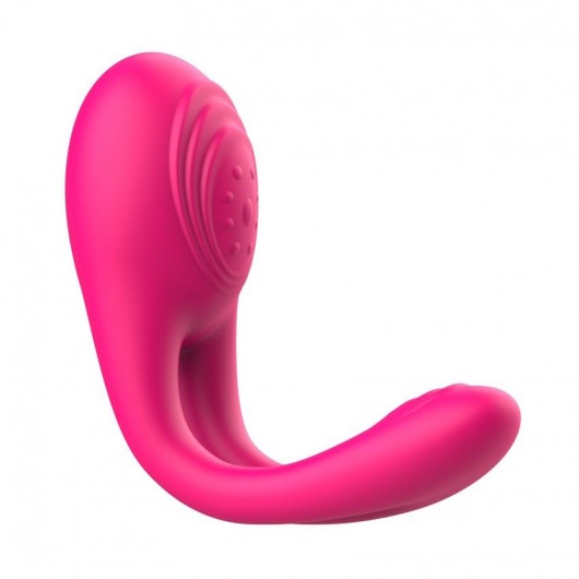 Розовое виброкольцо с пультом ДУ - I-MOON - в Ноябрьске купить с доставкой