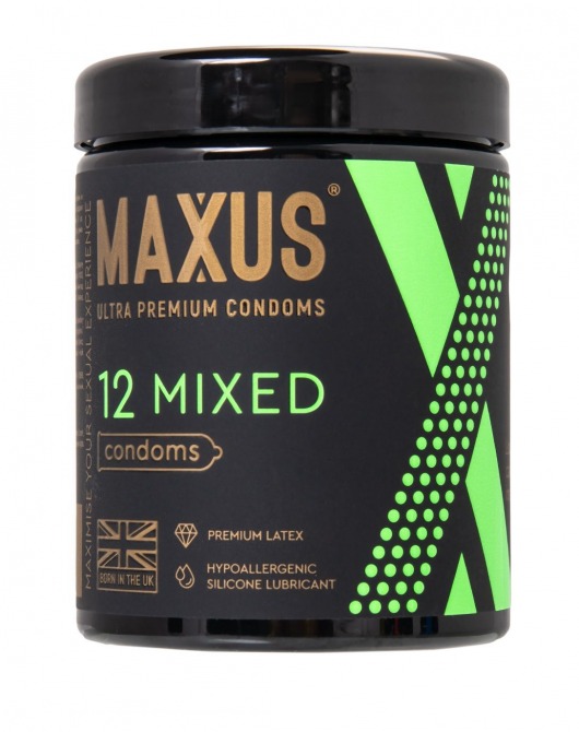 Презервативы MAXUS Mixed - 12 шт. - Maxus - купить с доставкой в Ноябрьске