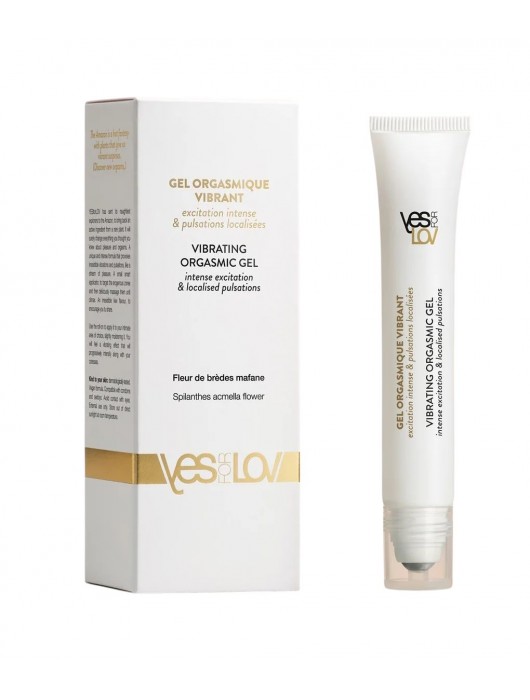 Возбуждающий гель Vibrating Orgasmic Gel - 20 мл. - YESforLOV - купить с доставкой в Ноябрьске