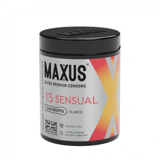 Анатомические презервативы MAXUS Sensual - 15 шт. - Maxus - купить с доставкой в Ноябрьске