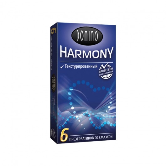 Текстурированные презервативы Domino Harmony - 6 шт. - Domino - купить с доставкой в Ноябрьске