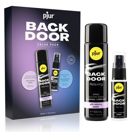 Набор для анального секса pjur Back Door Value Pack - Pjur - купить с доставкой в Ноябрьске