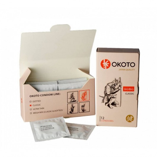 Презервативы OKOTO Classic - 12 шт. - Sitabella - купить с доставкой в Ноябрьске