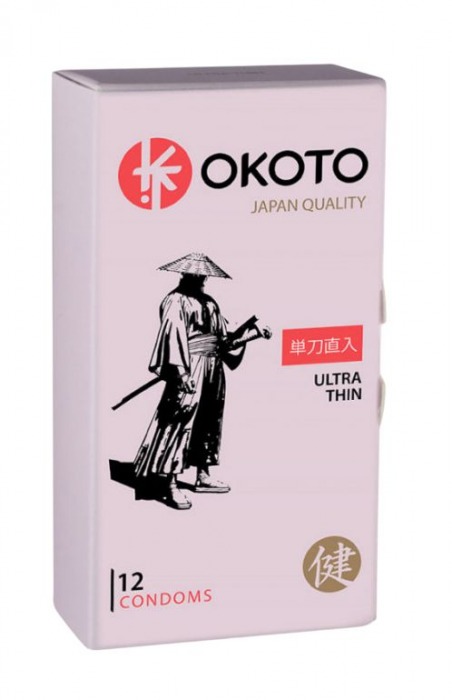 Тонкие презервативы OKOTO Ultra Thin - 12 шт. - Sitabella - купить с доставкой в Ноябрьске