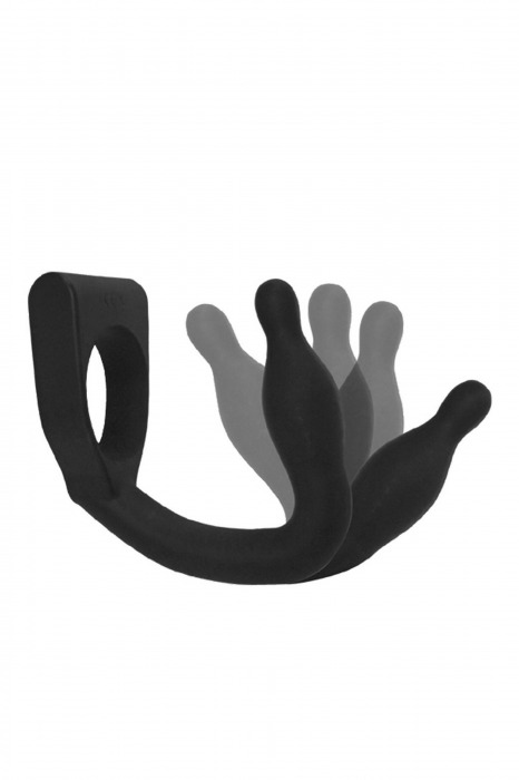 Эрекционное кольцо с вибровтулкой Discovery - MALESATION - в Ноябрьске купить с доставкой