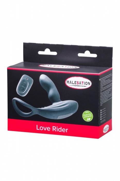 Стимулятор простаты с эрекционным кольцом Love Rider - MALESATION - в Ноябрьске купить с доставкой