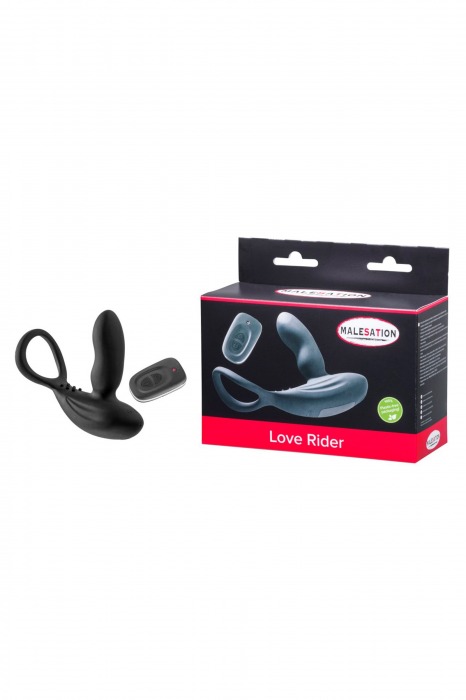 Стимулятор простаты с эрекционным кольцом Love Rider - MALESATION - в Ноябрьске купить с доставкой