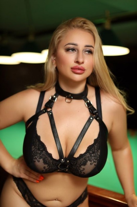 Черная кожаная сбруя с ошейником plus size из нежной кожи - БДСМ Арсенал - купить с доставкой в Ноябрьске