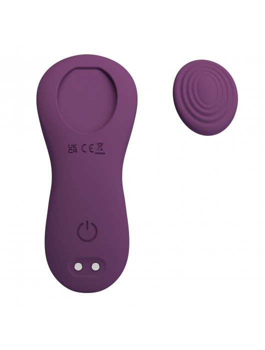 Фиолетовый вибратор в труски Mane с управлением через приложение - Baile