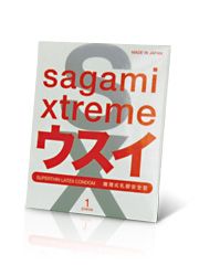 Ультратонкий презерватив Sagami Xtreme SUPERTHIN - 1 шт. - Sagami - купить с доставкой в Ноябрьске