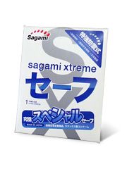 Презерватив Sagami Xtreme Ultrasafe с двойным количеством смазки - 1 шт. - Sagami - купить с доставкой в Ноябрьске