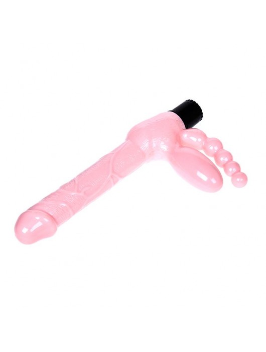 Безремневой вибрострапон с анальным отростком - Baile - купить с доставкой в Ноябрьске