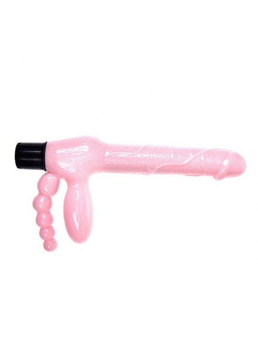 Безремневой вибрострапон с анальным отростком - Baile - купить с доставкой в Ноябрьске