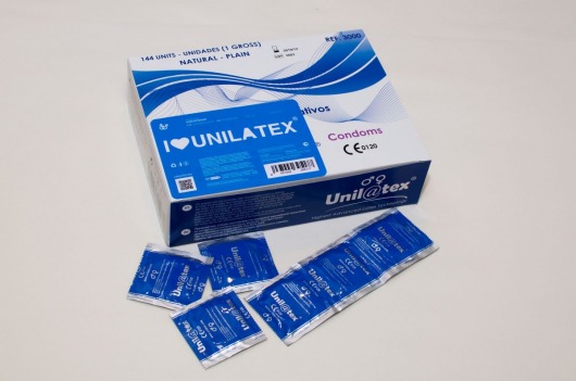 Классические презервативы Unilatex Natural Plain - 144 шт. - Unilatex - купить с доставкой в Ноябрьске