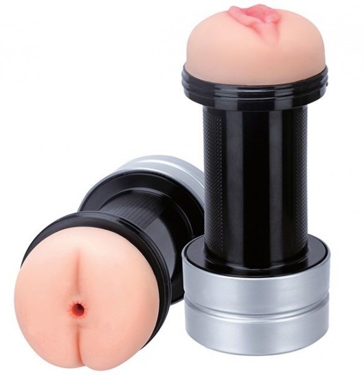 Мастурбатор 2-в-1 REALSTUFF 2 IN 1 HUMMER ANUS   VAGINA: вагина и анус - Dream Toys - в Ноябрьске купить с доставкой