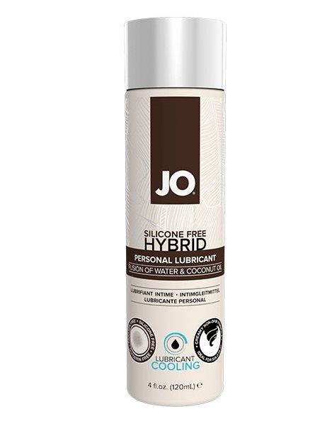 Водно-масляный лубрикант с охлаждающим эффектом JO Silicon free Hybrid Lubricant COOLING - 120 мл. - System JO - купить с доставкой в Ноябрьске