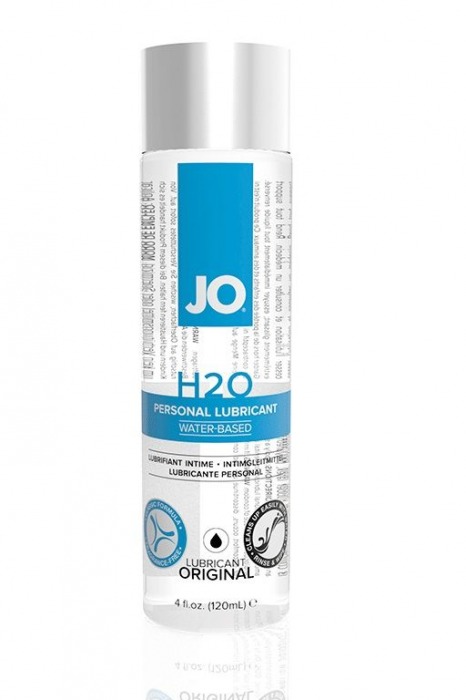 Нейтральный лубрикант на водной основе JO Personal Lubricant H2O - 120 мл. - System JO - купить с доставкой в Ноябрьске