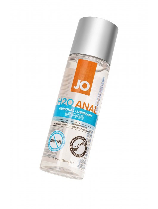 Анальный лубрикант на водной основе JO Anal H2O - 60 мл. - System JO - купить с доставкой в Ноябрьске